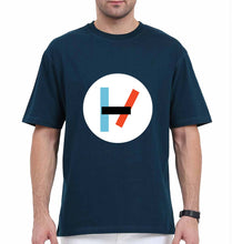 Load image into Gallery viewer, Twenty one pilots Oversized T-Shirt for Men-Petrol Blue-Ektarfa.online
