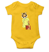 Load image into Gallery viewer, TIGER Kids Romper For Baby Boy/Girl-0-5 Months(18 Inches)-Yellow-Ektarfa.online
