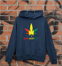 Load image into Gallery viewer, Bob Marley Weed Unisex Hoodie for Men/Women-Navy Blue-Ektarfa.online
