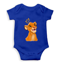 Load image into Gallery viewer, Lion King Simba Kids Romper For Baby Boy/Girl-0-5 Months(18 Inches)-Royal Blue-Ektarfa.online
