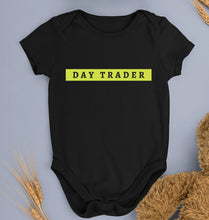 Load image into Gallery viewer, Day Trader Share Market Kids Romper For Baby Boy/Girl-Black-Ektarfa.online
