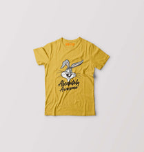 Load image into Gallery viewer, Rabbit Bunny Kids T-Shirt for Boy/Girl-Golden Yellow-Ektarfa.online
