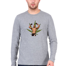 Load image into Gallery viewer, Nate Diaz UFC Weed Full Sleeves T-Shirt for Men-GREY-Ektarfa.online
