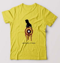 Load image into Gallery viewer, Captain America Superhero T-Shirt for Men-Yellow-Ektarfa.online
