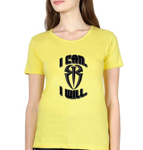 Load image into Gallery viewer, Roman Reigns WWE T-Shirt for Women-Yellow-Ektarfa.online

