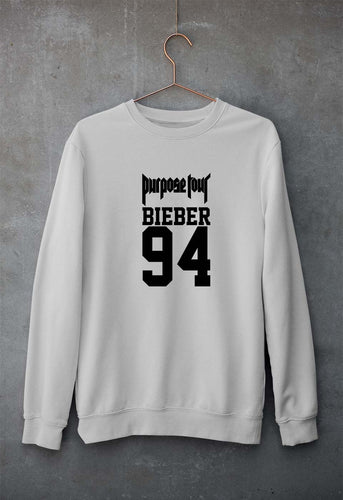 Purpose Tour Bieber Unisex Sweatshirt for Men/Women-Grey Melange-Ektarfa.online