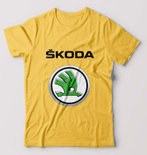 Load image into Gallery viewer, Skoda T-Shirt for Men-Golden Yellow-Ektarfa.online
