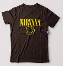 Load image into Gallery viewer, Nirvana T-Shirt for Men-Coffee brown-Ektarfa.online
