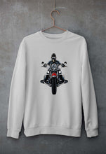 Load image into Gallery viewer, Biker Unisex Sweatshirt for Men/Women-Grey Melange-Ektarfa.online
