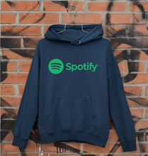 Load image into Gallery viewer, Spotify Unisex Hoodie for Men/Women-Navy Blue-Ektarfa.online
