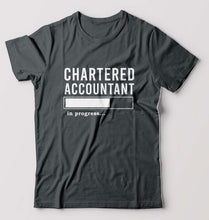 Load image into Gallery viewer, Chartered Accountants(CA) In Progress T-Shirt for Men-Steel grey-Ektarfa.online

