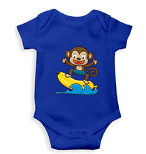 Load image into Gallery viewer, Monkey Banana Kids Romper For Baby Boy/Girl-0-5 Months(18 Inches)-Royal Blue-Ektarfa.online
