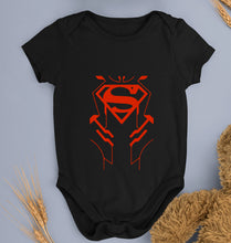 Load image into Gallery viewer, Superman Superhero Kids Romper For Baby Boy/Girl-0-5 Months(18 Inches)-Black-Ektarfa.online
