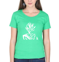 Load image into Gallery viewer, Anime Goku T-Shirt for Women-Flag Green-Ektarfa.online
