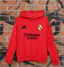 Load image into Gallery viewer, Real Madrid 2021-22 Unisex Hoodie for Men/Women-S(40 Inches)-Red-Ektarfa.online
