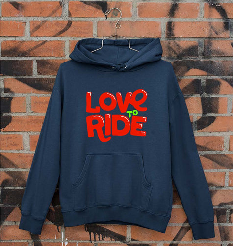 Love to Ride Unisex Hoodie for Men/Women-Navy Blue-Ektarfa.online
