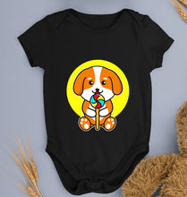 Load image into Gallery viewer, Puppy Kids Romper Kids Romper For Baby Boy/Girl-0-5 Months(18 Inches)-Black-Ektarfa.online
