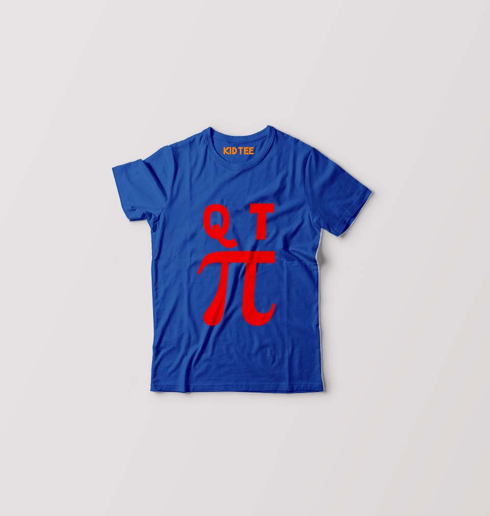 Qt Pi Kids T-Shirt for Boy/Girl-Royal Blue-Ektarfa.online