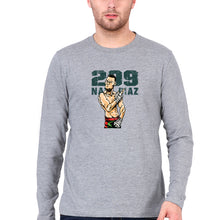 Load image into Gallery viewer, Nate Diaz UFC Full Sleeves T-Shirt for Men-GREY-Ektarfa.online
