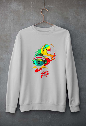 Daft Punk Unisex Sweatshirt for Men/Women-Grey Melange-Ektarfa.online
