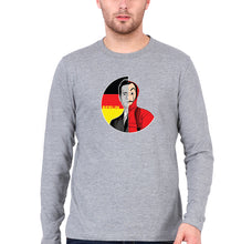 Load image into Gallery viewer, Money Heist Berlin Full Sleeves T-Shirt for Men-Grey Melange-Ektarfa.online
