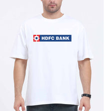 Load image into Gallery viewer, HDFC Bank Oversized T-Shirt for Men-White-Ektarfa.online
