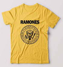 Load image into Gallery viewer, Ramones T-Shirt for Men-Golden Yellow-Ektarfa.online

