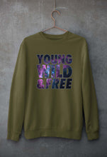 Load image into Gallery viewer, Young Wild Free Unisex Sweatshirt for Men/Women-Olive Green-Ektarfa.online
