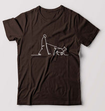 Load image into Gallery viewer, Dog T-Shirt for Men-Coffee Brown-Ektarfa.online
