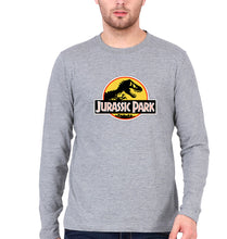 Load image into Gallery viewer, Jurassic Park Full Sleeves T-Shirt for Men-Grey Melange-Ektarfa.online
