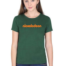 Load image into Gallery viewer, Nicklodeon T-Shirt for Women-Dark Green-Ektarfa.online
