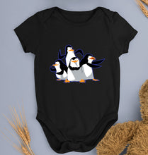 Load image into Gallery viewer, Penguins of Madagascar Kids Romper For Baby Boy/Girl-0-5 Months(18 Inches)-Black-Ektarfa.online
