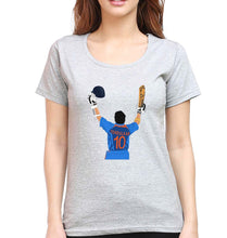 Load image into Gallery viewer, Sachin Tendulkar T-Shirt for Women-Grey Melange-Ektarfa.online
