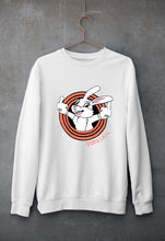 Load image into Gallery viewer, Domrebel Bunny Unisex Sweatshirt for Men/Women-White-Ektarfa.online
