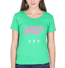 Load image into Gallery viewer, Juice WRLD 999 T-Shirt for Women-XS(32 Inches)-Flag Green-Ektarfa.online
