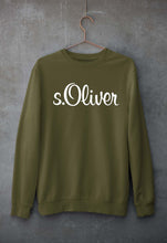 Load image into Gallery viewer, s.Oliver Unisex Sweatshirt for Men/Women-Olive Green-Ektarfa.online
