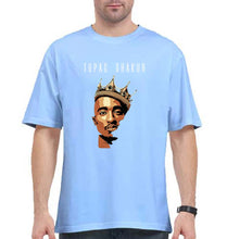 Load image into Gallery viewer, 2Pac Tupac Oversized T-Shirt for Men-Baby Blue-Ektarfa.online
