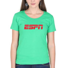 Load image into Gallery viewer, ESPN T-Shirt for Women-flag green-Ektarfa.online
