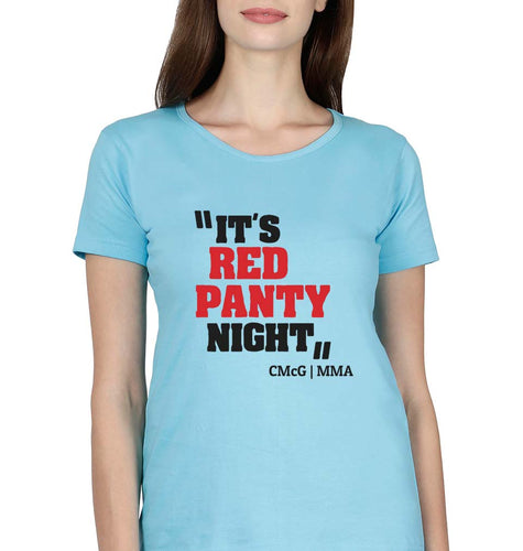 Conor McGregor UFC T-Shirt for Women-Light Blue-Ektarfa.online