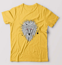 Load image into Gallery viewer, Lion T-Shirt for Men-Golden Yellow-Ektarfa.online
