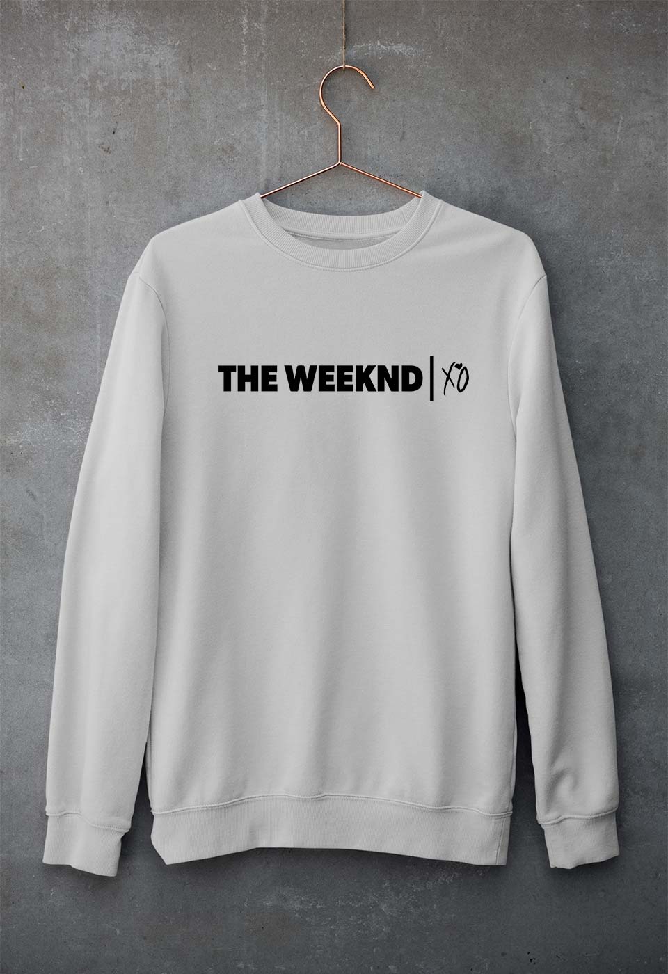 The Weeknd Unisex Sweatshirt for Men/Women-Grey Melange-Ektarfa.online
