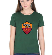 Load image into Gallery viewer, A.S. Roma T-Shirt for Women-Dark Green-Ektarfa.online
