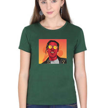 Load image into Gallery viewer, Asap Rocky T-Shirt for Women-Dark Green-Ektarfa.online
