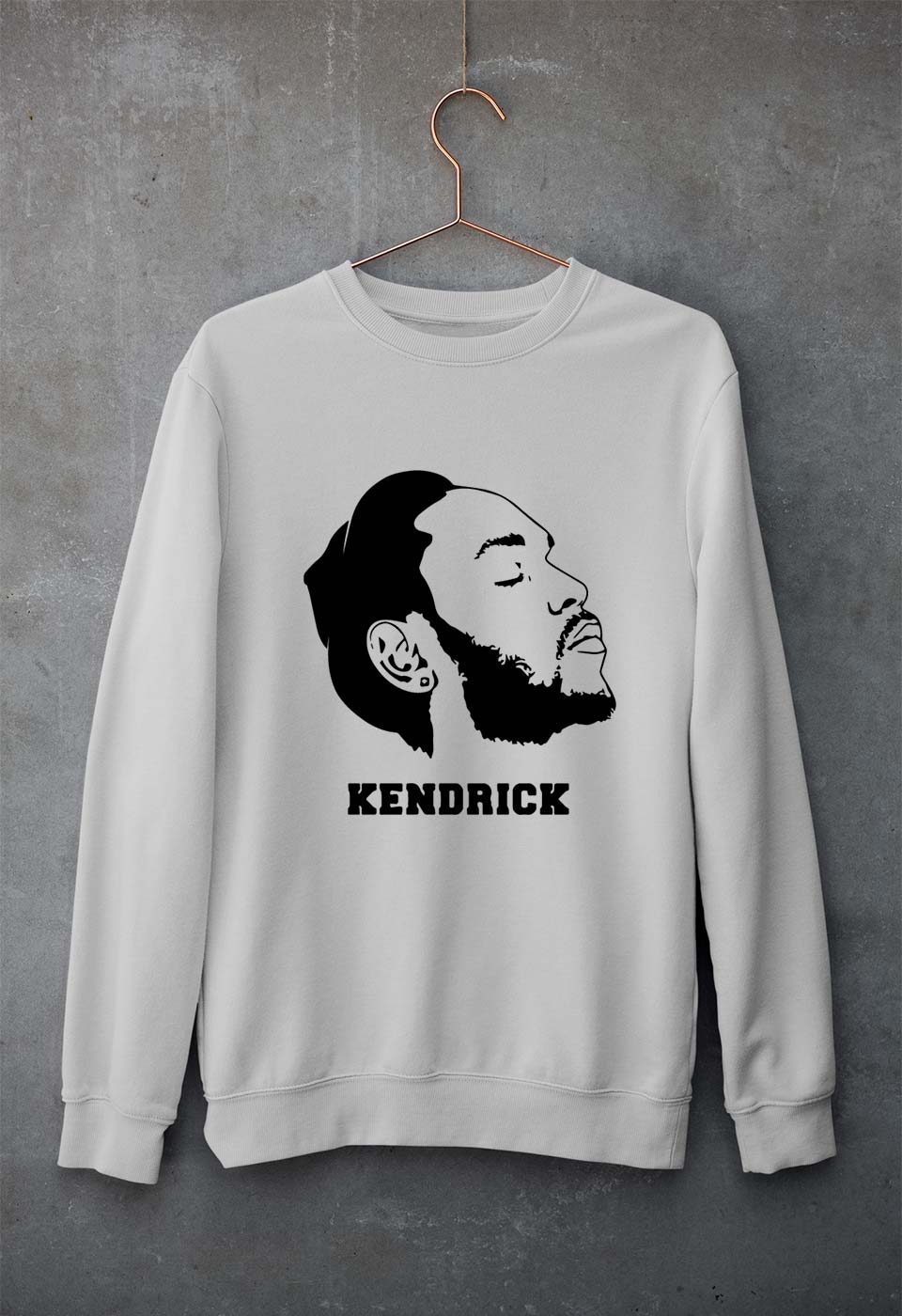 Kendrick Lamar Unisex Sweatshirt for Men/Women-Grey Melange-Ektarfa.online