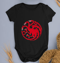 Load image into Gallery viewer, House of the Dragon (GOT) Kids Romper For Baby Boy/Girl-0-5 Months(18 Inches)-Black-Ektarfa.online
