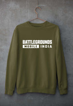 Load image into Gallery viewer, Battlegrounds Mobile India (BGMI) Unisex Sweatshirt for Men/Women-Olive Green-Ektarfa.online
