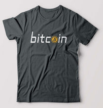 Load image into Gallery viewer, Cryptocurrency Bitcoin T-Shirt for Men-Steel grey-Ektarfa.online
