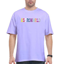 Load image into Gallery viewer, Astroworld Travis Scott Oversized T-Shirt for Men-Lavender-Ektarfa.online
