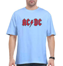 Load image into Gallery viewer, ACDC Oversized T-Shirt for Men-Baby Blue-Ektarfa.online
