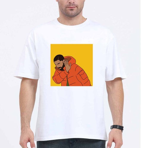 Drake Oversized T-Shirt for Men-White-Ektarfa.online